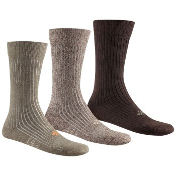 Pánské Ponožky Columbia Ribbed Crew Sock - 3 Pack Šedé BRAKFS873